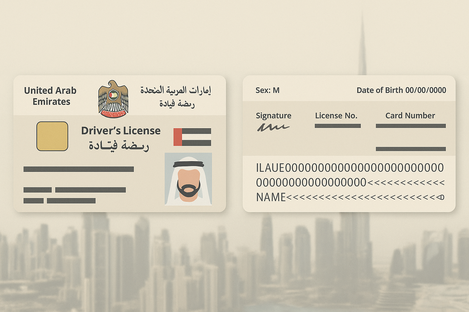 Как получить водительское удостоверение в ОАЭ